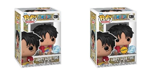 Figure Funko POP! Bundle of 2: One Piece - Luffy
Gear Two #1269 & Chase (Exclusive)