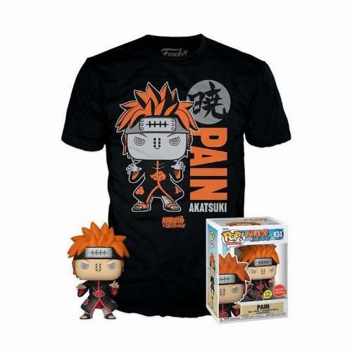 Συλλεκτικό Funko Box: Naruto Shippuden - Pain (GITD)
POP! με T-Shirt (L)