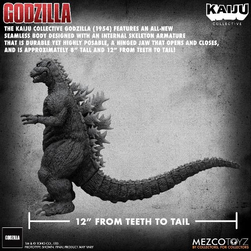 Godzilla (1954) Kaiju Collective - Godzilla (Black
& White) Φιγούρα Δράσης (20cm)