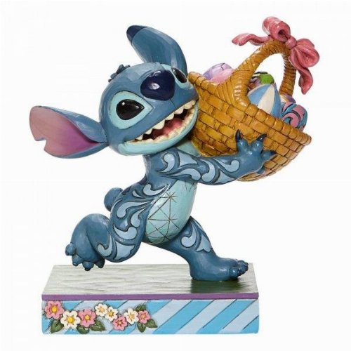Disney: Enesco - Bizarre Bunny Stitch Running
off with Easter Basket by Jim Shore Statue Figure
(15cm)