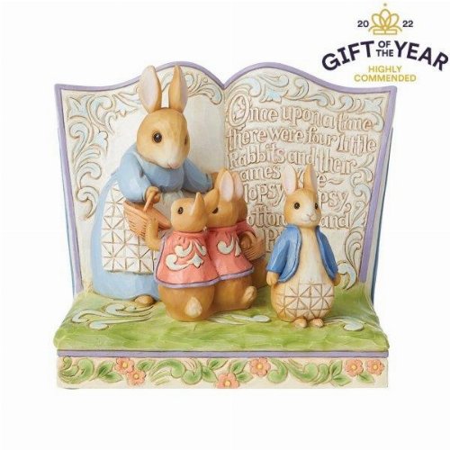 Peter Rabbit: Enesco - Once Upon a Time There Were
Four Little Rabbits Storybook Φιγούρα Αγαλματίδιο
(12cm)