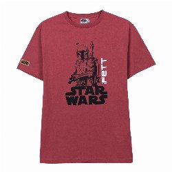 Star Wars - Boba Fett Wine Red T-shirt
(M)