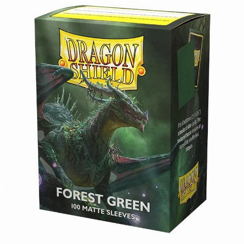 Dragon Shield Sleeves Standard Size - Matte Forest
Green (100 Sleeves)