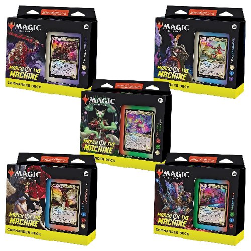 Magic the Gathering - March of the Machine Commander
Deck Set of 5