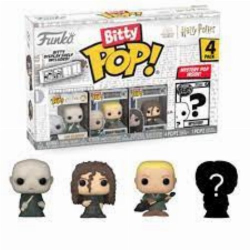 Funko Bitty POP! Harry Potter - Lord Voldemort,
Draco Malfoy, Bellatrix Lestrange & Chase Mystery 4-Pack
Figures