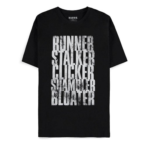 The Last of Us - Runner, Stalker, Clicker,
Shambler, Bloater T-shirt (XL)