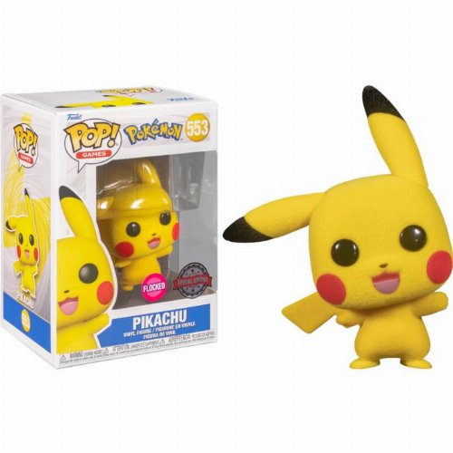 Φιγούρα Funko POP! Pokemon - Pikachu (Flocked) #553
(Exclusive)