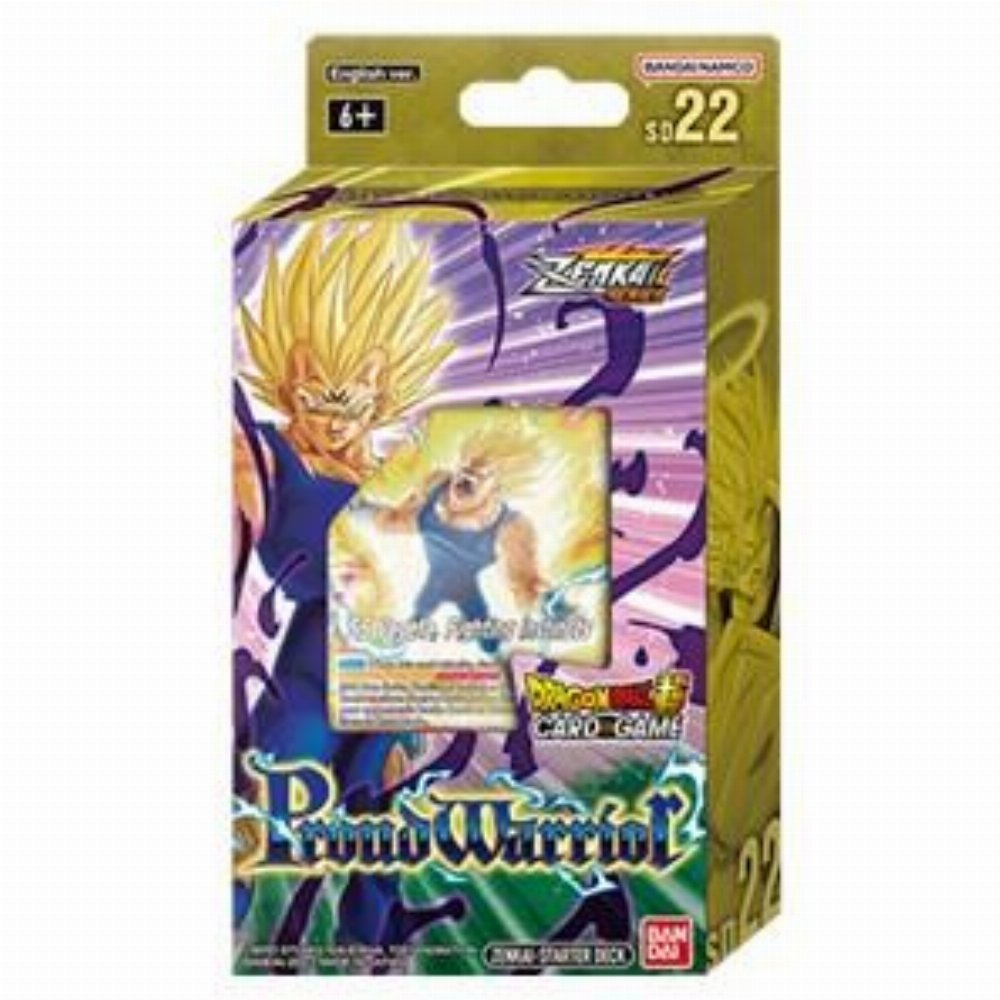 Dragon Ball Super Card Game - SD22 Starter Deck: Proud Warrior 