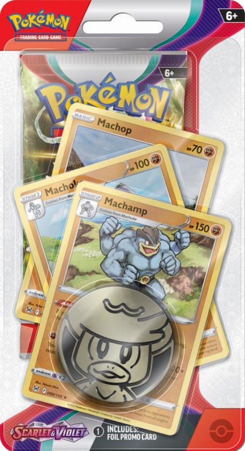 Pokemon TCG Scarlet & Violet - Machop Premium
Checklane Blister