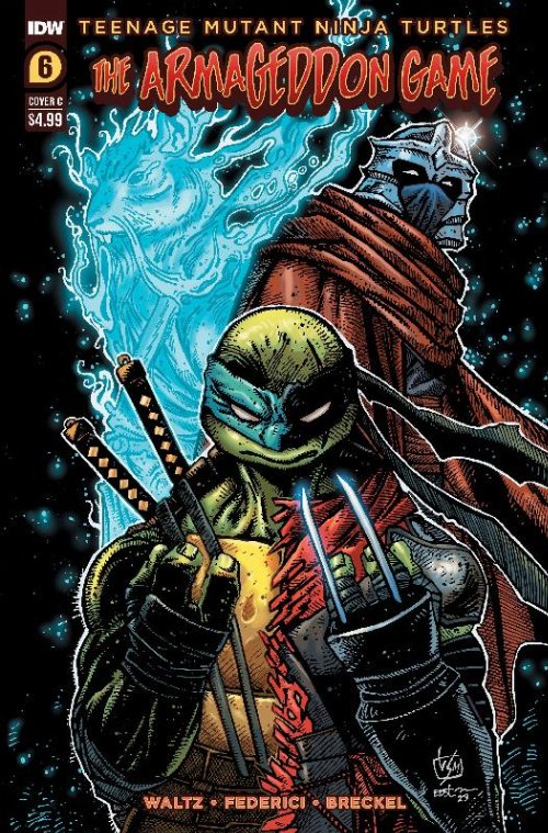 Τεύχος Κόμικ Teenage Mutant Ninja Turtles Armageddon
Game #6 Cover C