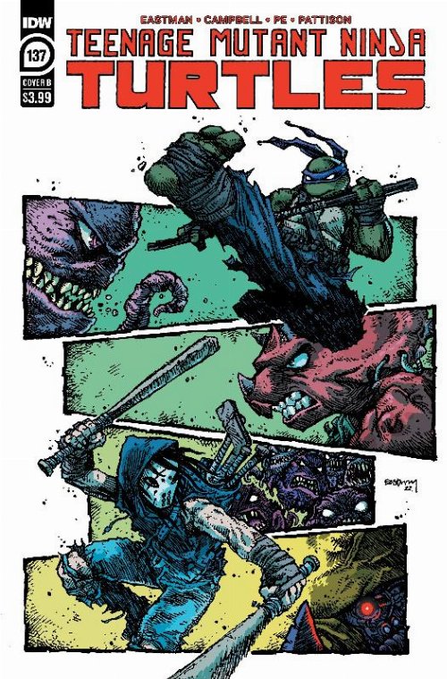 Τεύχος Κόμικ Teenage Mutant Ninja Turtles #137 Cover
B