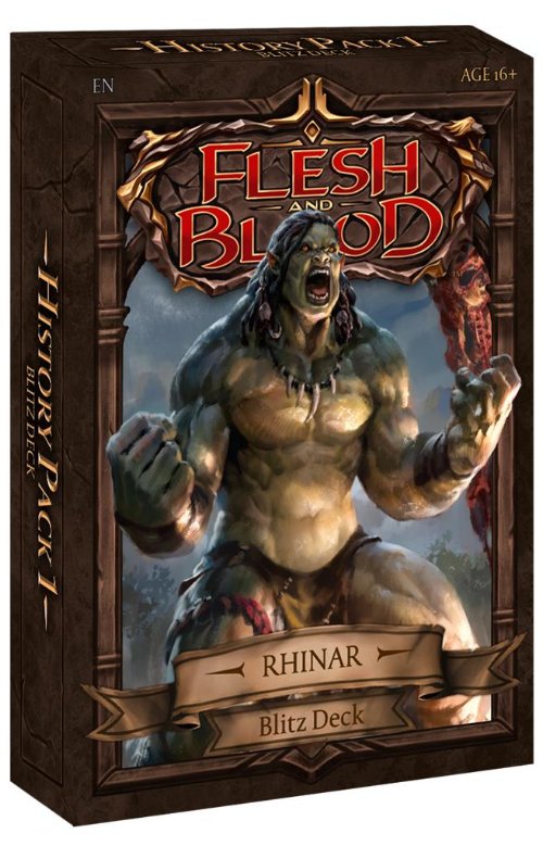 Flesh & Blood TCG - History Pack 1 Blitz Deck
(Rhinar)