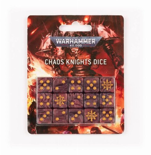 Warhammer 40000 - Chaos Knights Dice
Pack