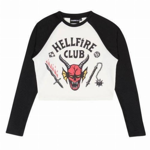 Stranger Things - Hellfire Crop Top Sweatshirt
(M)