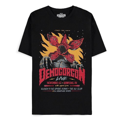 Stranger Things - Demogorgon Live Black T-Shirt
(L)