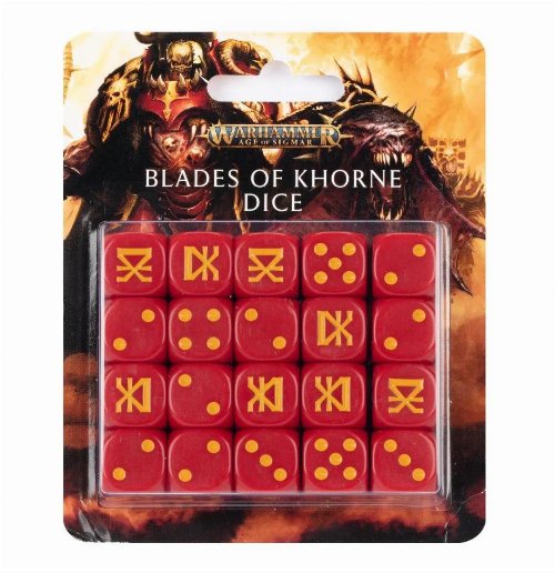 Warhammer Age of Sigmar - Blades of Khorne Dice
Pack