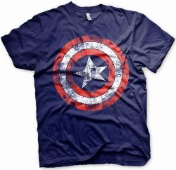 Marvel - Captain America Shield Blue T-Shirt
(S)