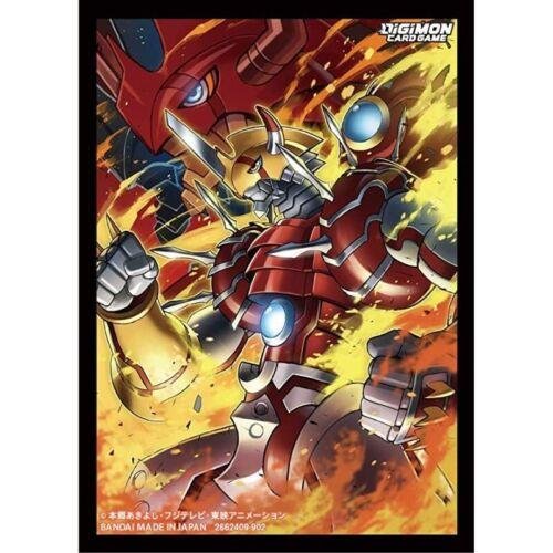 Bandai Card Sleeves 60ct - Digimon Card Game:
ShineGreymon