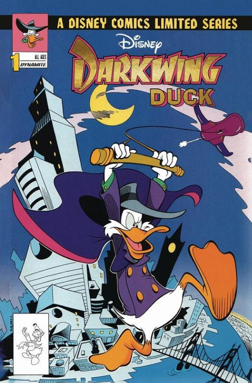 Τεύχος Κόμικ Darkwing Duck Facsimile Edition #1 Cover
D Gold Foil Logo