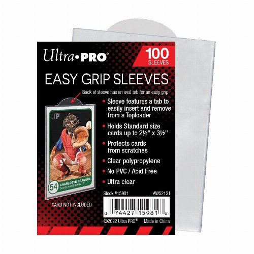 Ultra Pro Card Sleeves Standard Size 100ct - Easy
Grip