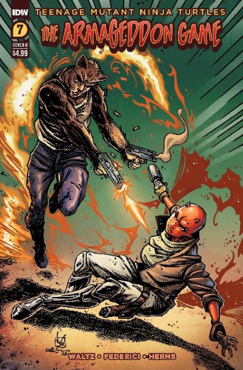 Τεύχος Κόμικ Teenage Mutant Ninja Turtles The
Armageddon Game #7 Cover C