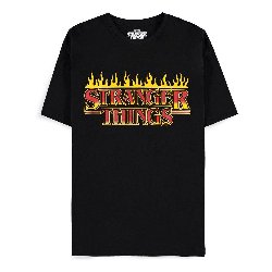 Stranger Things - Fire Logo T-Shirt (S)