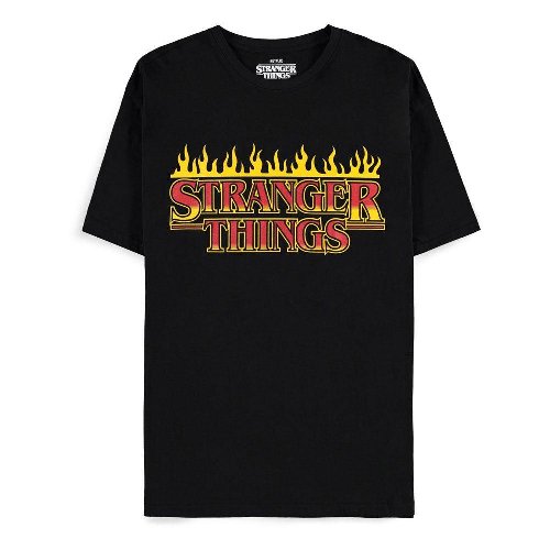 Stranger Things - Fire Logo T-Shirt (XL)