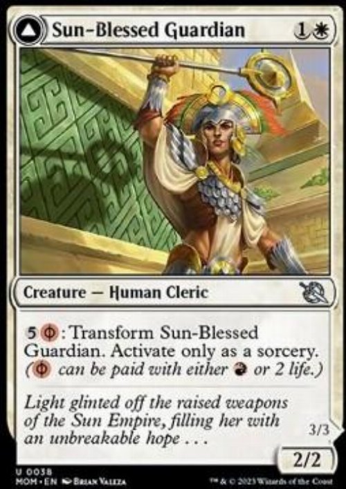Sun-Blessed Guardian // Furnace-Blessed
Conqueror