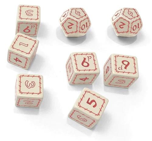 The One Ring - White Dice Set