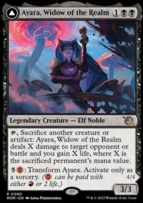 Ayara, Widow of the Realm // Ayara, Furnace
Queen