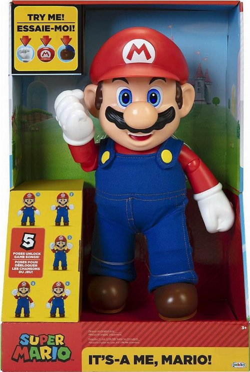 Super Mario - Mario Φιγούρα Δράσης με Ήχο
(36cm)