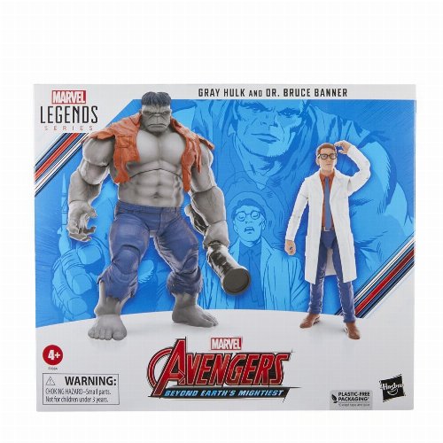 Marvel Legends - Gray Hulk and Dr. Bruce Banner 2-Pack
Φιγούρες Δράσης (15cm)