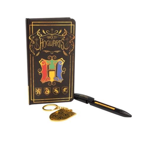 Harry Potter - Colourful Crest Stationery Set
(Notebook, Pen, Keychain)