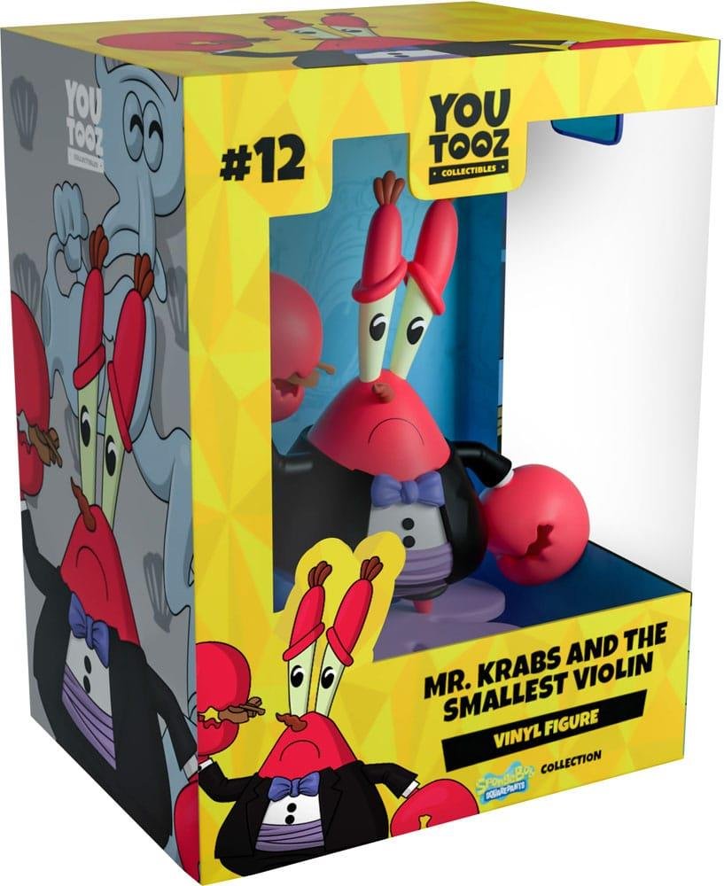 Mr.　and　Figure　Violin　SpongeBob　Vinyl　SquarePants　Smallest　#12　Krabs　The　Collectibles:　YouTooz　(11cm)