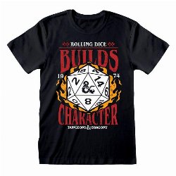 Dungeons and Dragons - Builds Character T-Shirt
(L)