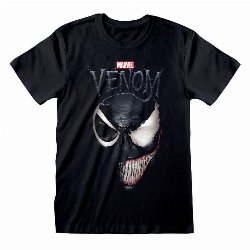 Marvel Comics - Venom Split Face Black T-Shirt
(XL)