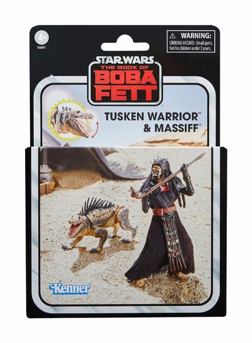 Star Wars: The Book of Boba Fett Vintage Collection -
Tusken Warrior & Massiff Φιγούρα Δράσης (10cm)
