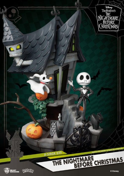 Nightmare before Christmas: D-Select - Jack's Haunted
House Φιγούρα Αγαλματίδιο (15cm)