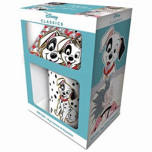 Disney - 101 Dalmatians Seeing Spots Gift Set
(Mug, Coaster & Keychain)