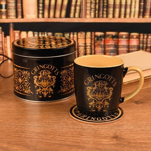 Harry Potter - Gringotts Gift Set (Mug &
Coaster)