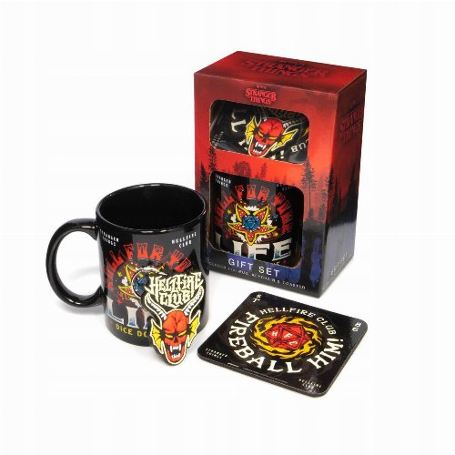 Stranger Things - Hellfire Club Gift Set (Mug,
Coaster & Keychain)