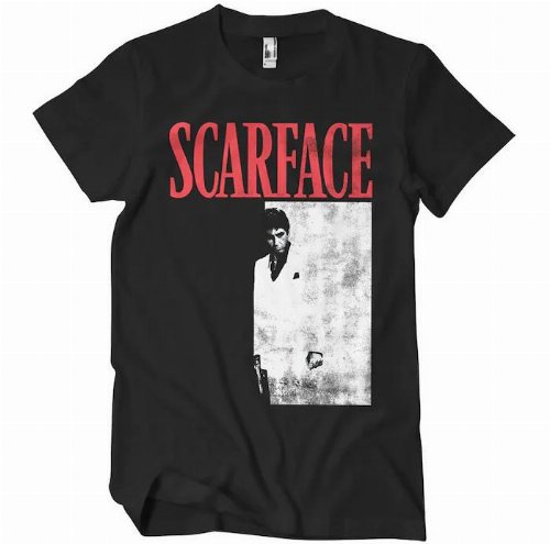 Scarface - Poster Black T-Shirt