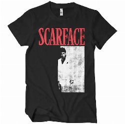 Scarface - Poster Black T-Shirt (L)