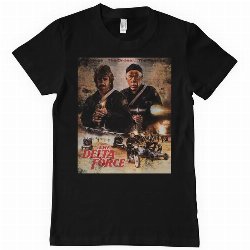 The Delta Force - Vintage Poster Black T-Shirt
(L)