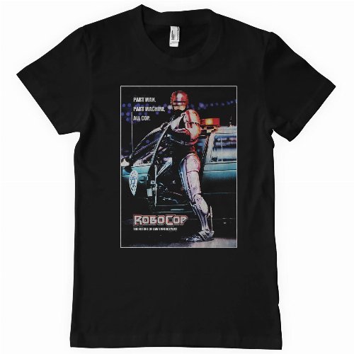 RoboCop - VHS Cover Black T-Shirt (S)