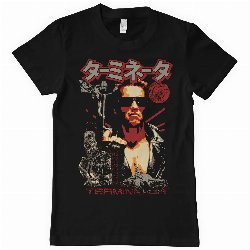 The Terminator - Japanese Poster Black T-Shirt
(M)