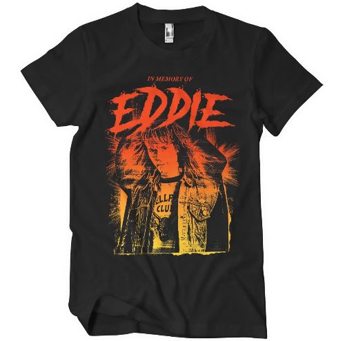 Stranger Things - In Memory of Eddie Black T-Shirt
(L)