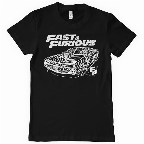 Fast & Furious - Fluid of Speed Black T-Shirt
(S)