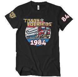 Transformers - Optimus Prime of 1984 Black T-Shirt
(S)