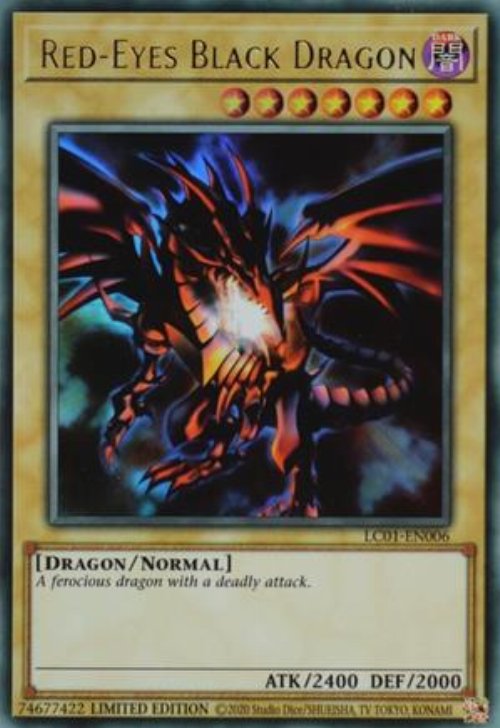 Red-Eyes Black Dragon (V.1 - Ultra Rare)